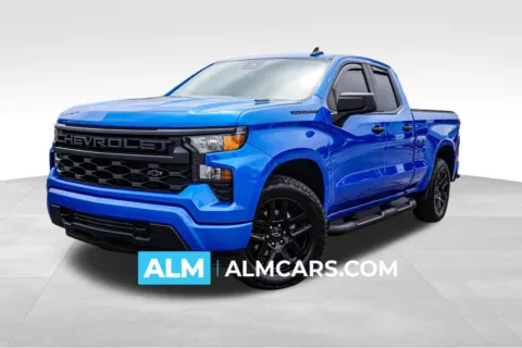 Blue 2025 Chevrolet Silverado 1500 Custom for sale in Union City, GA