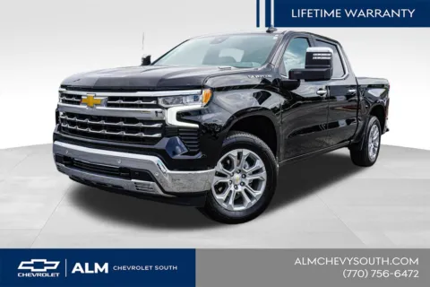 Black 2025 Chevrolet Silverado 1500 LTZ for sale in Union City, GA