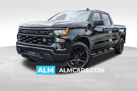Black 2024 Chevrolet Silverado 1500 Custom for sale in Union City, GA