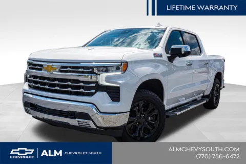 White 2025 Chevrolet Silverado 1500 LTZ for sale in Union City, GA