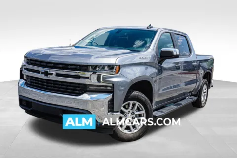 Gray 2021 Chevrolet Silverado 1500 LT for sale in Union City, GA