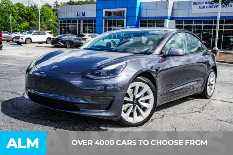 Another view of 2022 Tesla Model 3 Long Range for sale in Union City, GA at ALM Chevrolet South