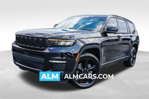 Black 2022 Jeep Grand Cherokee L Limited for sale in Union City, GA