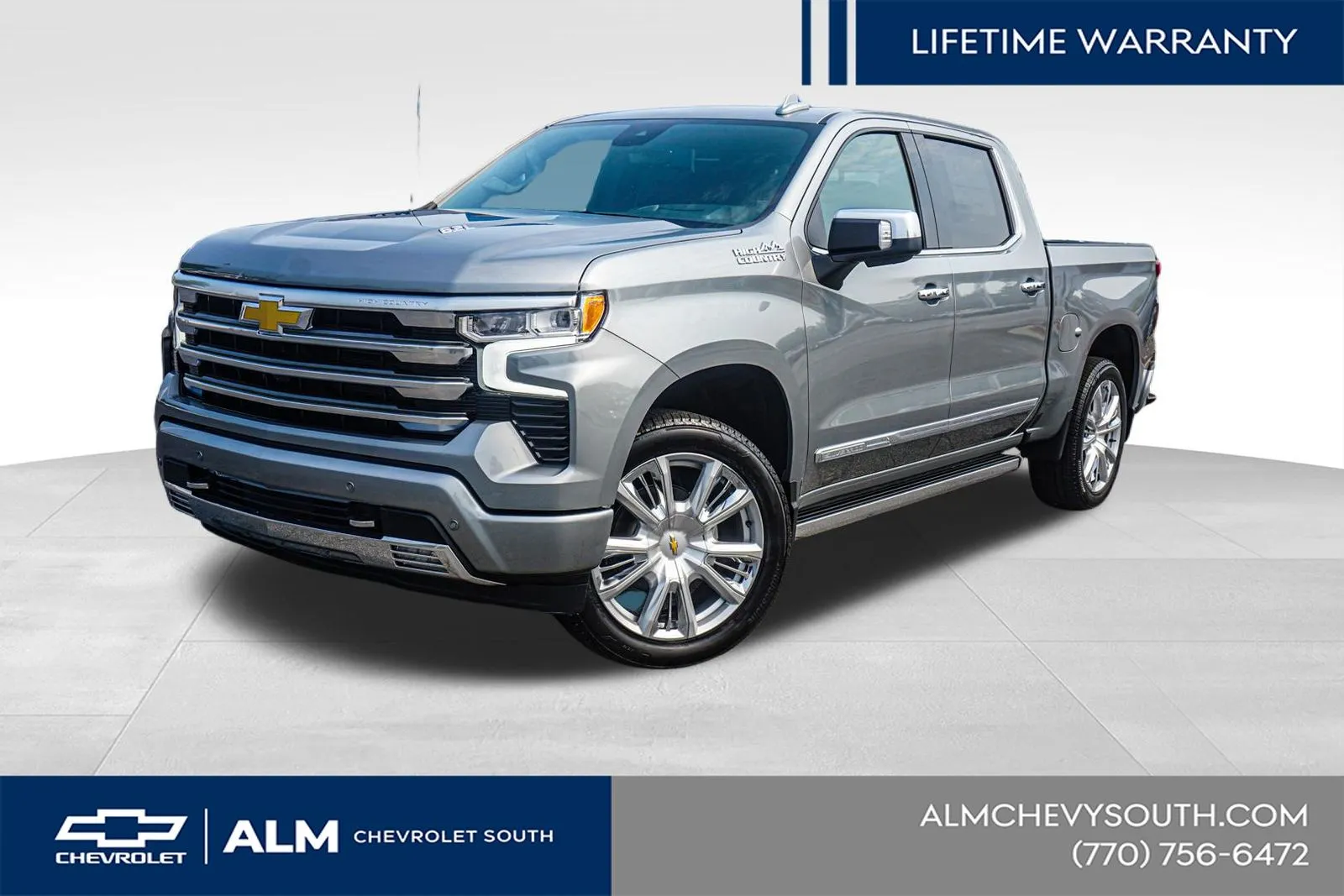 Gray 2026 Chevrolet Silverado 1500 High Country for sale in Union City, GA