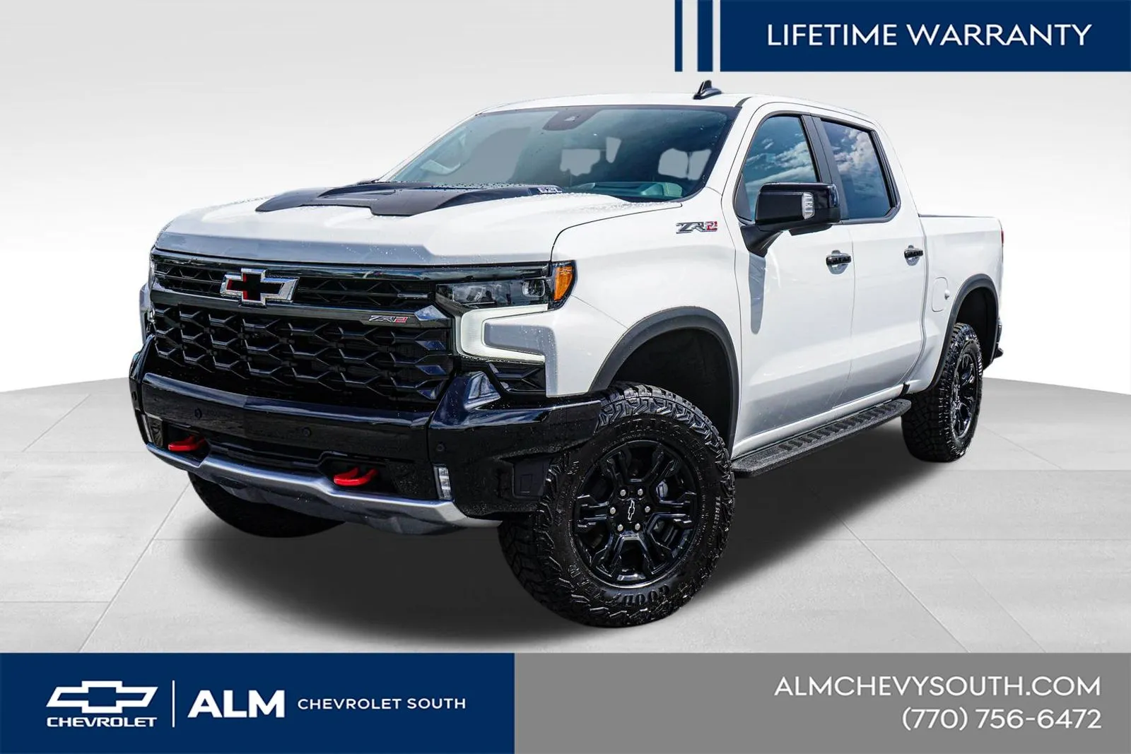White 2026 Chevrolet Silverado 1500 ZR2 for sale in Union City, GA