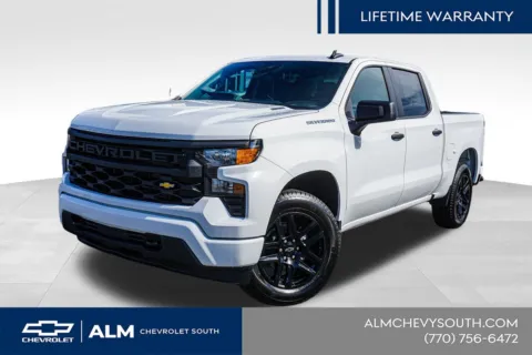 White 2026 Chevrolet Silverado 1500 Custom for sale in Union City, GA
