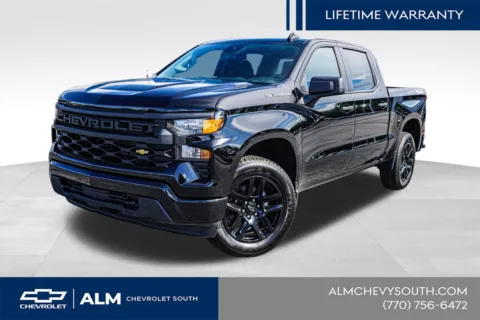Black 2026 Chevrolet Silverado 1500 Custom for sale in Union City, GA