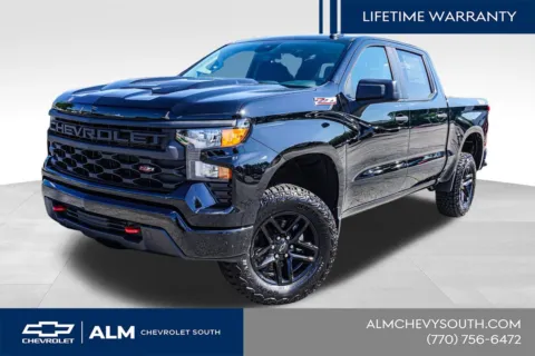 Black 2026 Chevrolet Silverado 1500 Custom Trail Boss for sale in Union City, GA