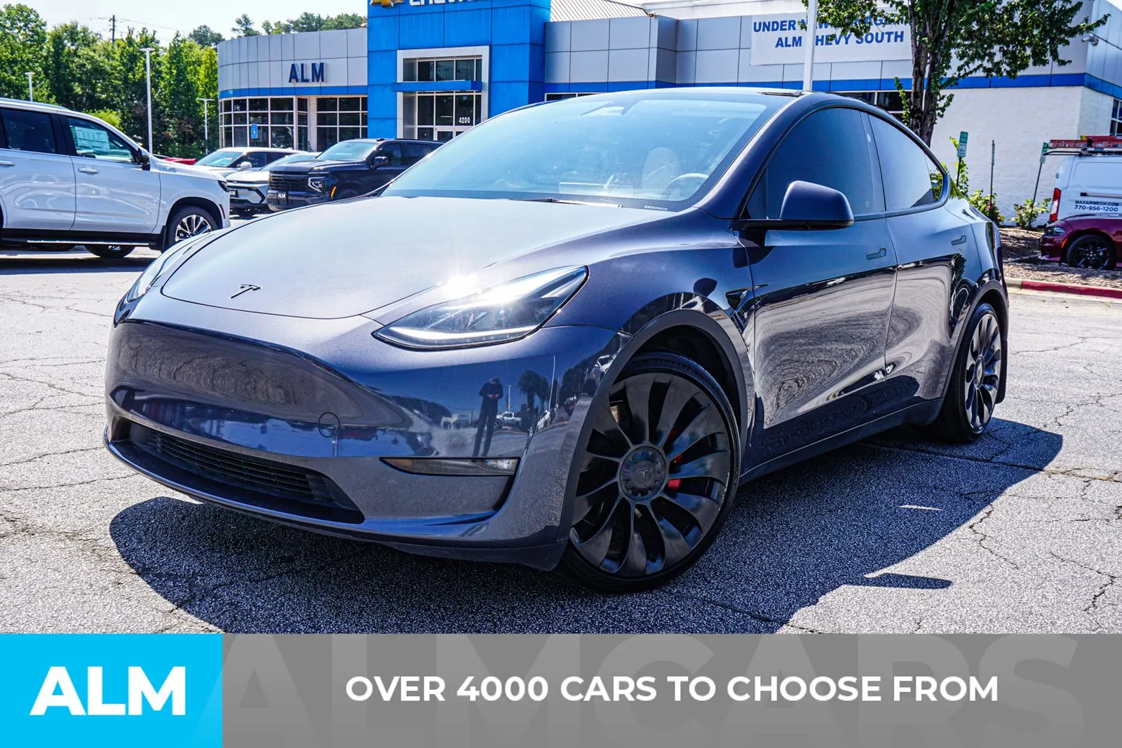 Used 2023 Tesla Model Y Performance with VIN 7SAYGDEF1PF804020 for sale in Lumberton, NC