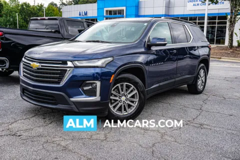 Blue 2022 Chevrolet Traverse LT for sale in Union City, GA