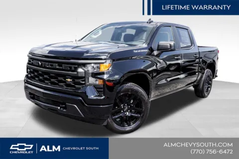 Black 2026 Chevrolet Silverado 1500 Custom for sale in Union City, GA