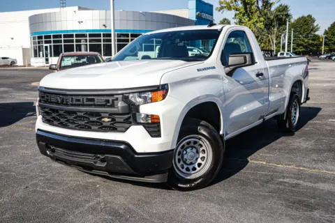 White 2025 Chevrolet Silverado 1500 WT for sale in Union City, GA