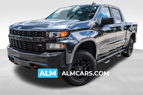 Gray 2021 Chevrolet Silverado 1500 Custom Trail Boss for sale in Union City, GA