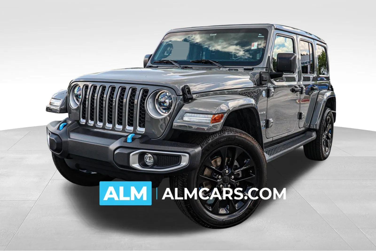 Gray 2023 Jeep Wrangler Sahara 4xe for sale in Union City, GA