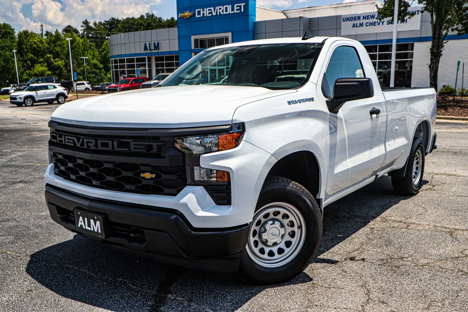 White 2025 Chevrolet Silverado 1500 WT for sale in Union City, GA