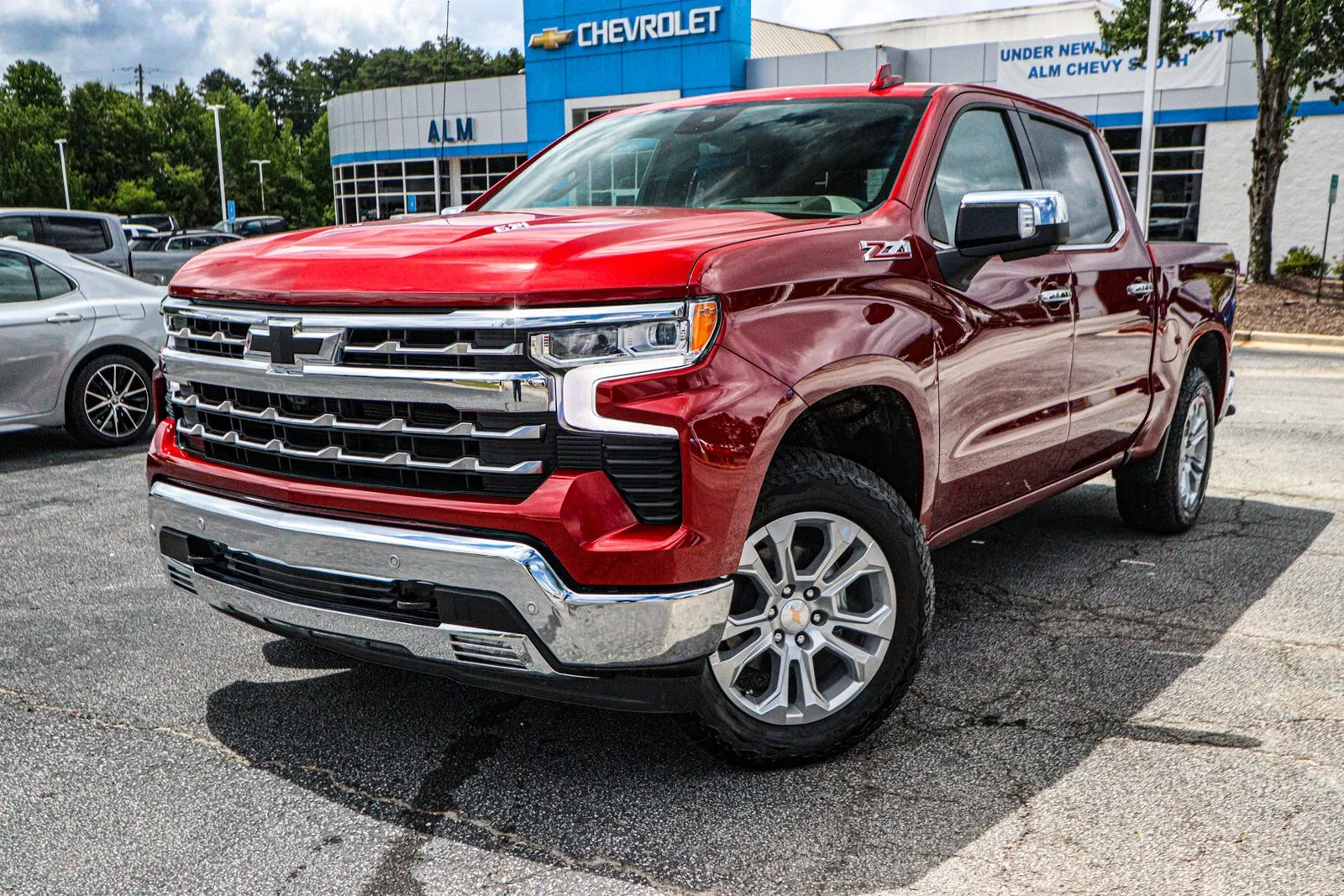 Red 2025 Chevrolet Silverado 1500 LTZ for sale in Union City, GA