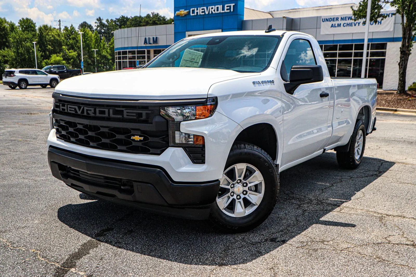 White 2025 Chevrolet Silverado 1500 WT for sale in Union City, GA
