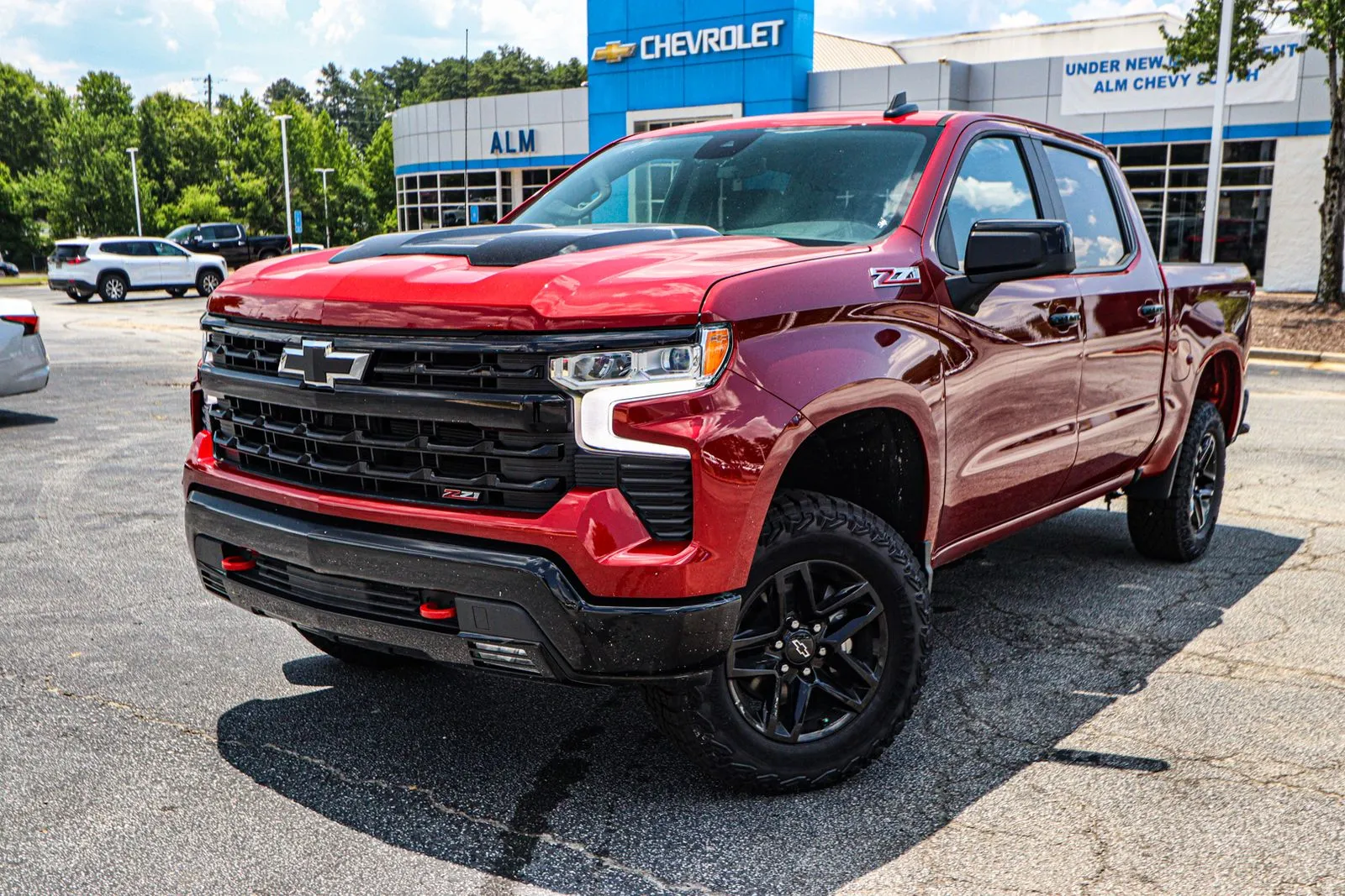 Red 2025 Chevrolet Silverado 1500 LT Trail Boss for sale in Union City, GA
