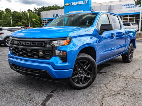 Blue 2025 Chevrolet Silverado 1500 Custom for sale in Union City, GA