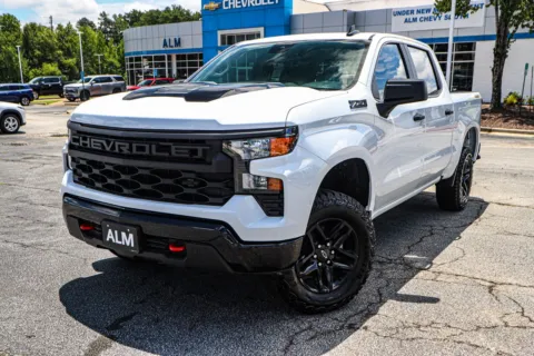 White 2025 Chevrolet Silverado 1500 Custom Trail Boss for sale in Union City, GA