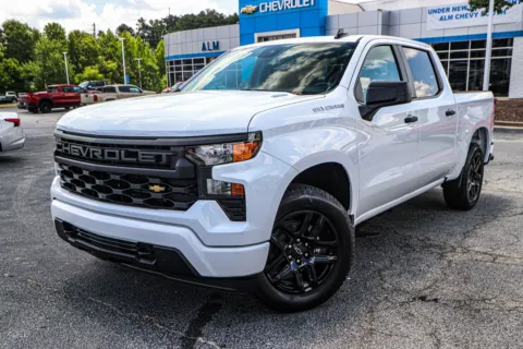 White 2025 Chevrolet Silverado 1500 Custom for sale in Union City, GA