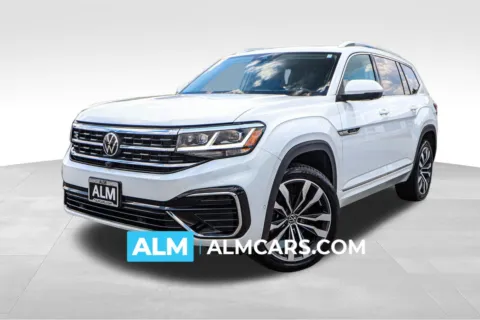 White 2023 Volkswagen Atlas 3.6L V6 SEL Premium R-Line for sale in Union City, GA