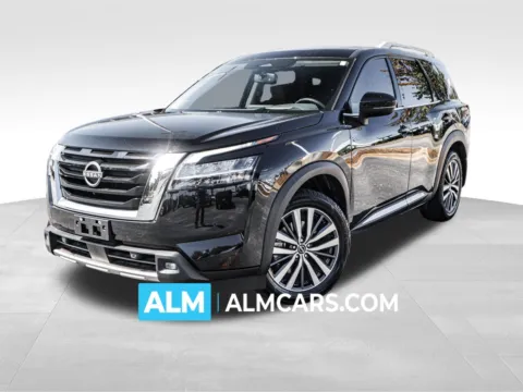 Black 2022 Nissan Pathfinder Platinum for sale in Union City, GA