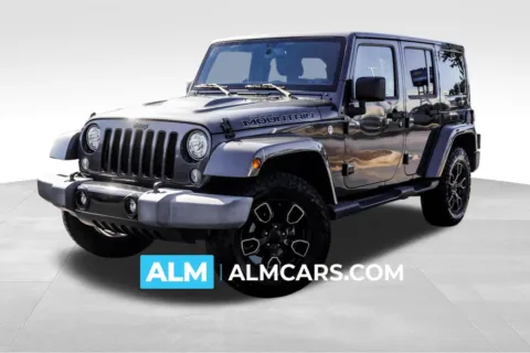 Gray 2017 Jeep Wrangler Unlimited Sahara for sale in Union City, GA