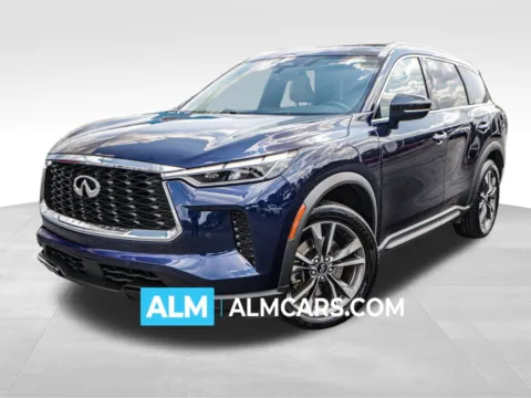 Blue 2024 INFINITI QX60 LUXE for sale in Union City, GA