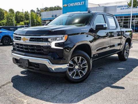 Black 2025 Chevrolet Silverado 1500 LT for sale in Union City, GA