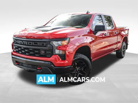 Red 2023 Chevrolet Silverado 1500 Custom Trail Boss for sale in Union City, GA