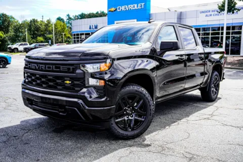 Black 2026 Chevrolet Silverado 1500 Custom for sale in Union City, GA