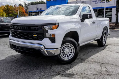 White 2026 Chevrolet Silverado 1500 WT for sale in Union City, GA