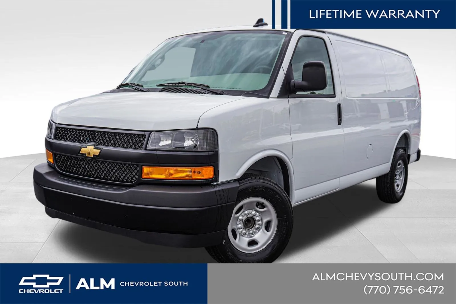 White 2025 Chevrolet Express 2500 Work Van for sale in Union City, GA