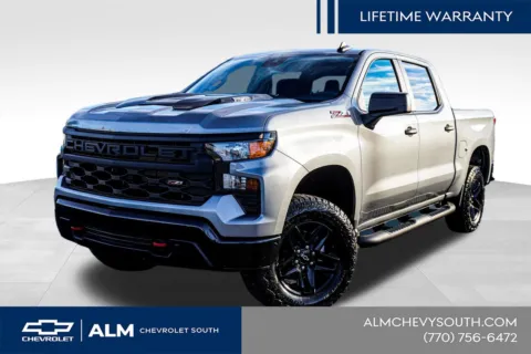 Gray 2026 Chevrolet Silverado 1500 Custom Trail Boss for sale in Union City, GA