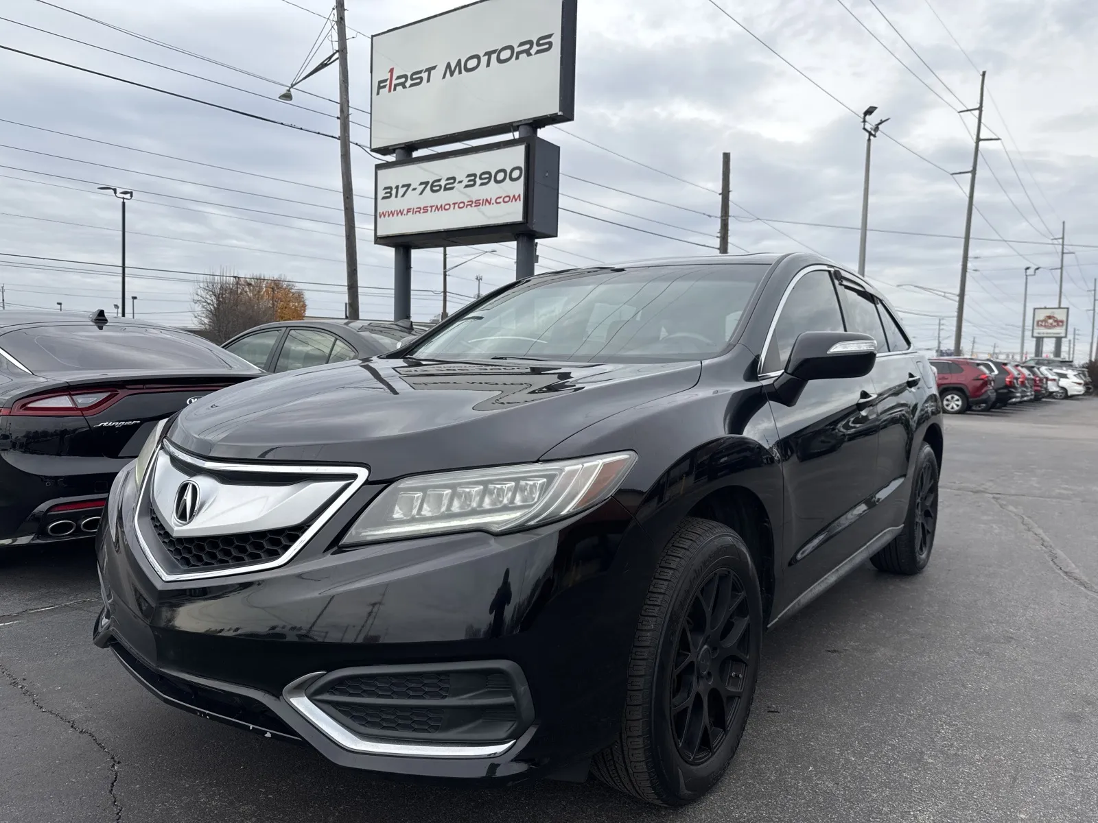 Black 2016 Acura RDX w/Tech for sale in Indianapolis, IN
