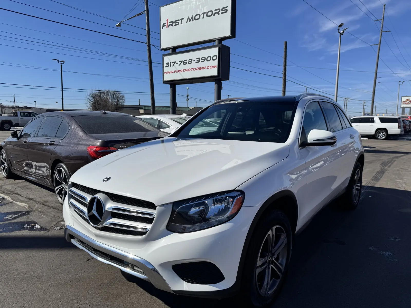 White 2018 Mercedes-Benz GLC 300 4MATIC for sale in Indianapolis, IN