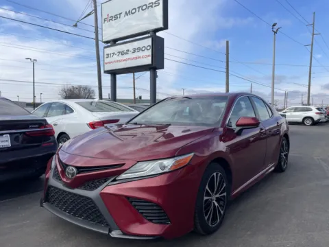 Red 2018 Toyota Camry LE for sale in Indianapolis, IN