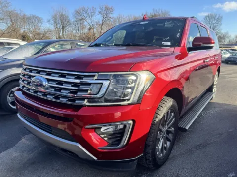Red 2018 Ford Expedition MAX Limited for sale in Indianapolis, IN