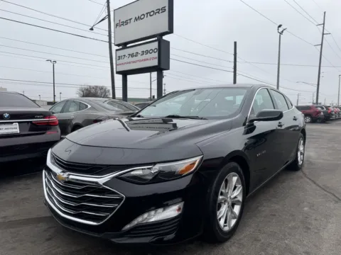 Black 2020 Chevrolet Malibu LT for sale in Indianapolis, IN