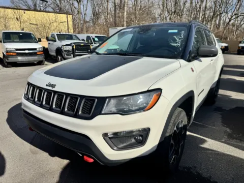 White 2021 Jeep Compass Trailhawk for sale in Indianapolis, IN