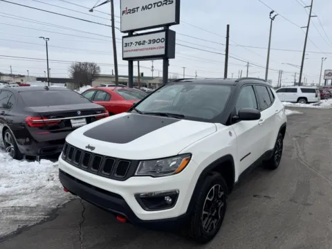 White 2021 Jeep Compass Trailhawk for sale in Indianapolis, IN