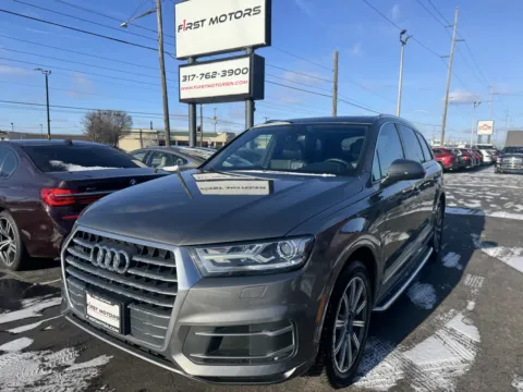 Gray 2018 Audi Q7 2.0T quattro Premium Plus for sale in Indianapolis, IN