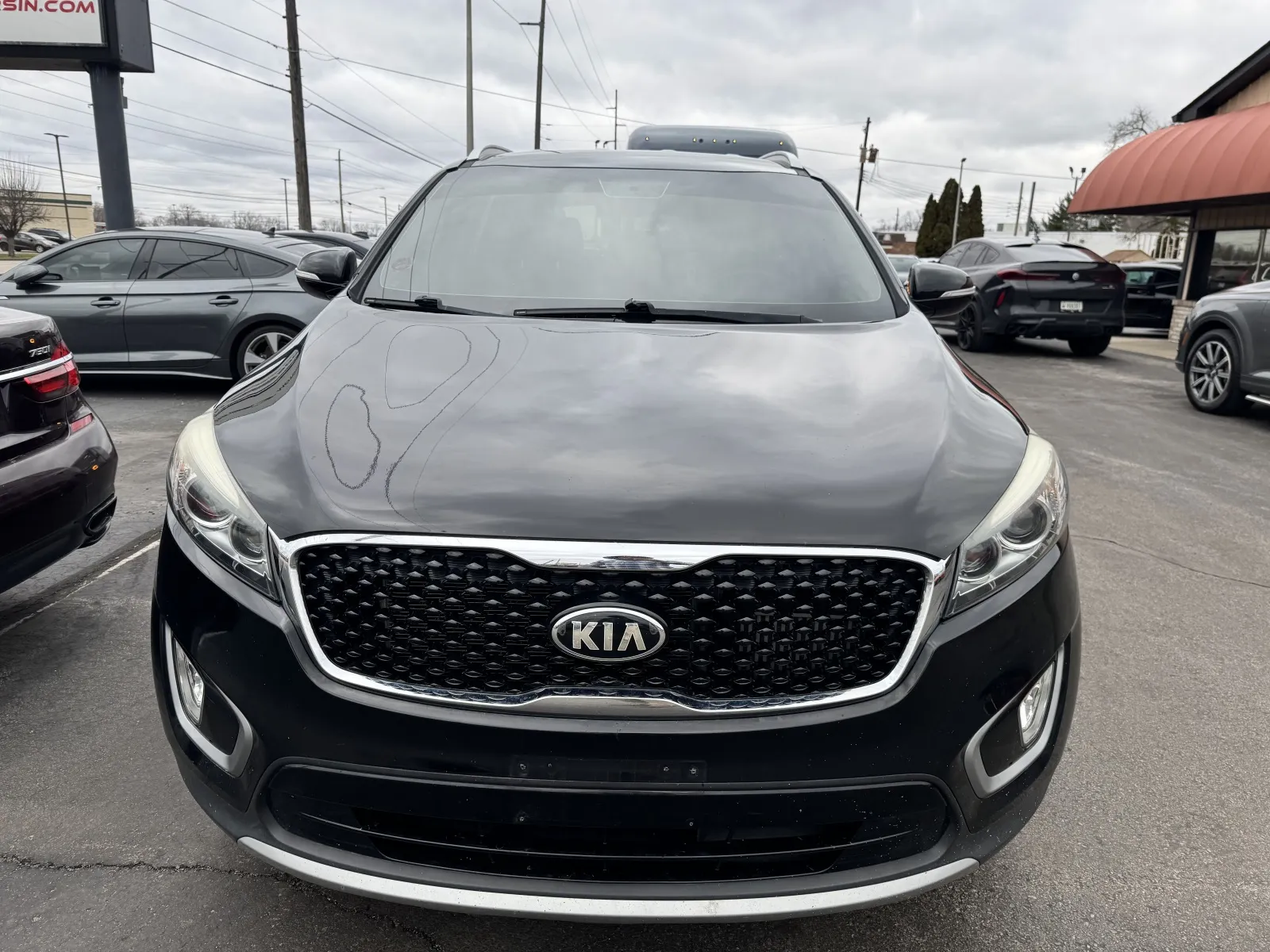 Black 2016 Kia Sorento EX for sale in Indianapolis, IN
