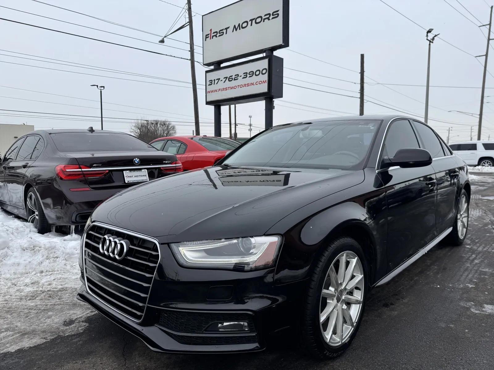 Black 2015 Audi A4 2.0T quattro Premium for sale in Indianapolis, IN