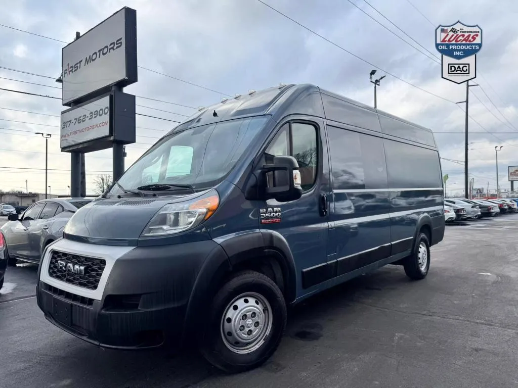 Used 2019 Ram ProMaster Cargo Van 3500 High Roof Extended Van 3D