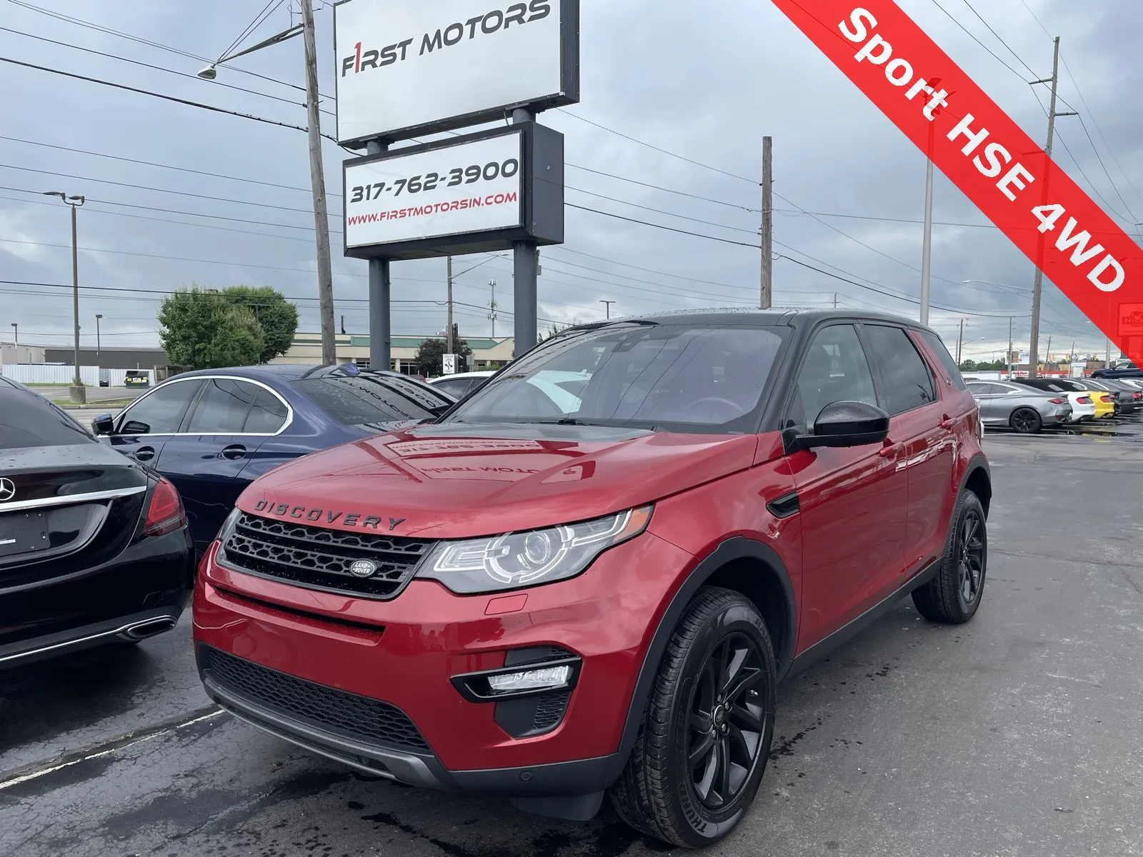 Red 2017 Land Rover Discovery Sport HSE for sale in Indianapolis, IN