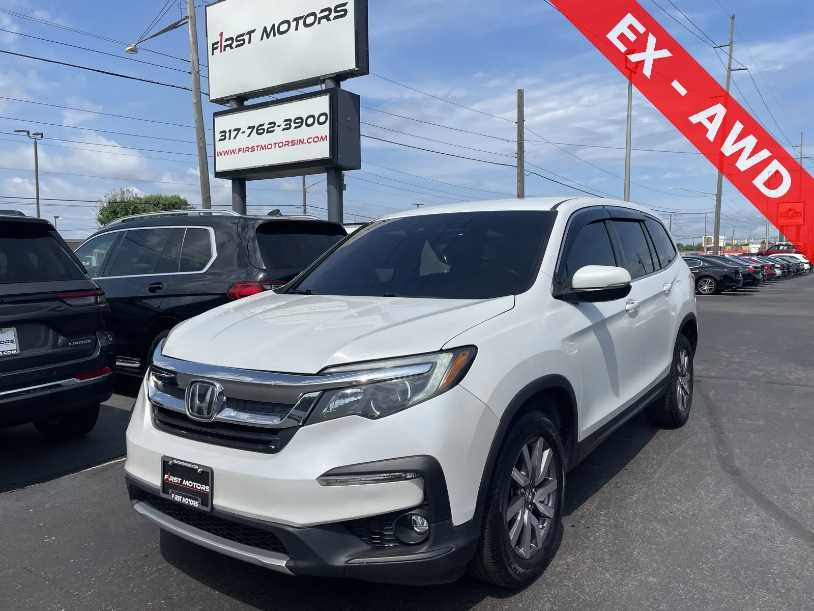 White 2020 Honda Pilot EX for sale in Indianapolis, IN