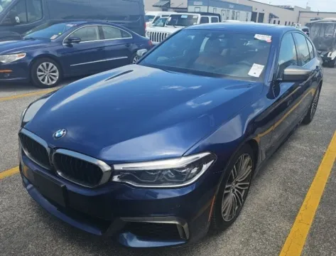 Gray 2018 BMW 5 Series M550i xDrive for sale in Indianapolis, IN
