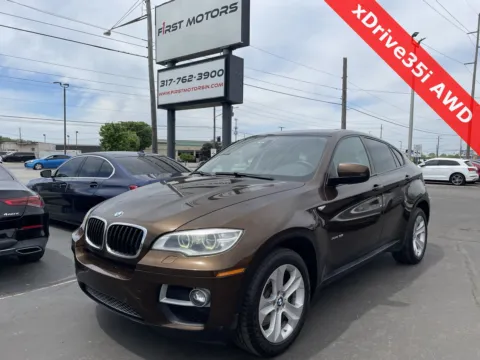 Brown 2013 BMW X6 xDrive35i for sale in Indianapolis, IN